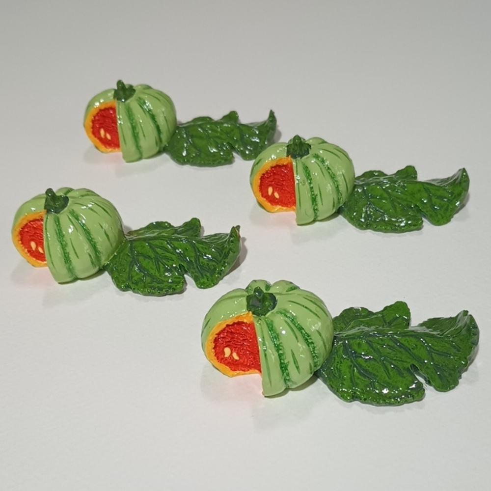 Place Card Holders Ballard Designs Pumpkin Squash BT017 SQU 4pc Thanksgiving